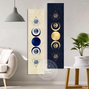 Tapestries Triple Moon Tapestry Wall Hanging Phase Vertical Carpet Sun Bohemian Drom Home Decor