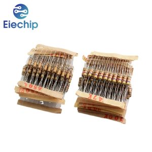 200pcs/kit 1w 5% Kit de sortimento de resistor 10 ohm-1m ohm 20Value 22r 47r 100r 220r 470r 1k 4,7k 100k ohm resistência