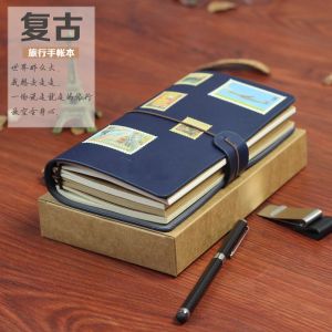 Pens Korea Bandage Creative Handbook A6 Retro Portable Travel Notepad Diary Notebook Notebook