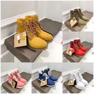 Moda Botlar Erkekler için Moda Botları 6 inç Premium Su Geçirmez Chukka Boot Kovboy Martin Boks Buğday Kırmızı Kamufla Kırmızı Kamu