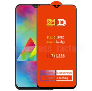 21d Full Glue Screen Protector Tempererat Glass Protective Proof Curved Premium Cover Guard Film Shield för Huawei P50 P40 Lite E MA5097693