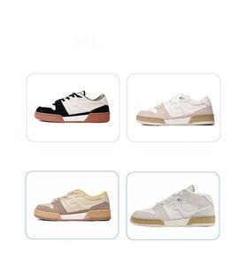 Vår ny färg som blockerar små vita skor kvinnors casual skor mäns casual skor retro beige casual sneakers tjocka bottenplatta skor storlek 35-45