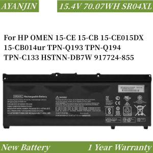 Batterier 70.07Wh SR04XL Laptop Battery for HP OMEN 15CE 15CB 15CE015DX 15CB014UR TPNQ193 TPNQ194 TPNC133 HSTNDB7W 917724855