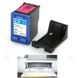 21 22 21XL 22XL Black, Tri-Color Cartridges Works with for HP Deskjet F2180 F2280 F4180 F2200 F380 380 Printer E65C