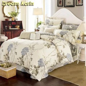 Постилочные наборы мечты Карин Пасторальный цветочный набор домашняя спальня одеяла