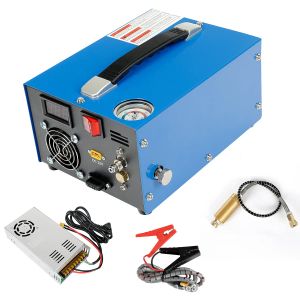 300Bar 4500Psi Portable PCP Air Compressor Built-in 220V/110V Power Adapter Set pressure value Automatic stop Suitable for subme