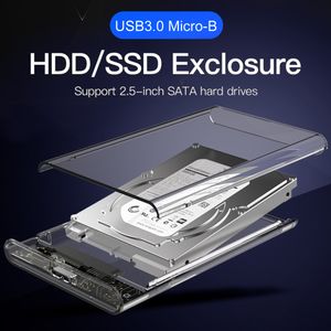 Caso SSD do Kingspec SSD 2.5 SATA para USB 3.0 Adaptador Drive rígido Gabinete para SSD Disk HDD Box Tipo C Case HD Gabinete Externo em disco rígido