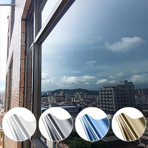 Privacy Window Film Self Adhesive Sun Protection Film UV Protection One Way Heat Insulation Glass Stickers For Home Office Decor 240329