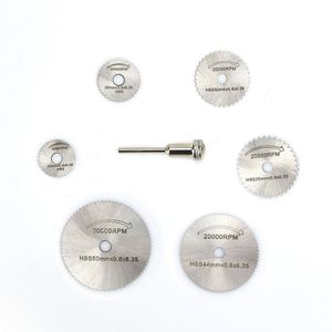 Newacalox 6pcs segatura circolare lama set di legno per la lavorazione del dremel utensile rotante da 1/8 