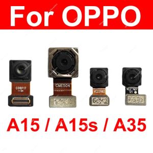 Przedni tylny aparat dla OPPO A15 A15S A35 przednie selfie z tyłu główne kamera elastyczne części kabla elastyczne