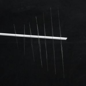 1/5pcs Central Opening Curved Beading Needles for Bracelet DIY Jewerly Making Beading Needles Big Hole Threading Pins Handmade