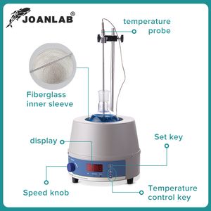 Digital elektrisk uppvärmningsmantel med magnetisk omrörningslaboratorium Magnetisk omrörare med temperaturkontroll 500 ml 220V