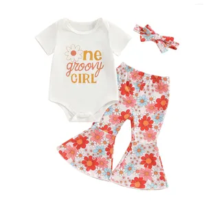 Комплекты одежды Baby Girl Birthday Set Письмо Печать с коротки