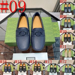 40Model Luxuoso Couather Crocodile Men Loafters Sapatos de couro de top top