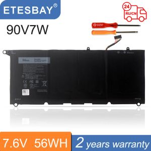 Батареи ETESBAY 90V7W PW23Y 7,6V Батарея для ноутбука для Dell XPS 13 9360 9350 13D 9343 RNP72 JD25G JHXPY RWT1R P54GTP1GT 5K9CP DIN02