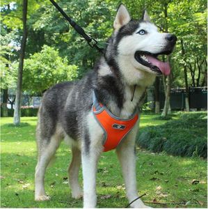 Dog Protective Vest Adjustable Reflective Breathable Harnesses For Medium Large Dog Breastband Husky Alaskan Pet Accessories 21077011732