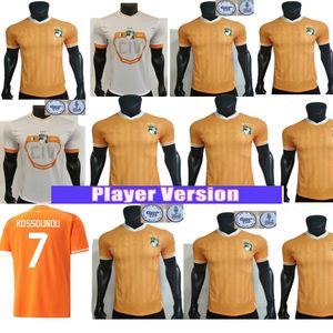 23/24 Elfenbenskusten Marocko Ghana Senegal Running Tracksuits sätter män utomhus fotboll kostymer hem kit jackor sportkläder vandring fotboll kostym spelare version