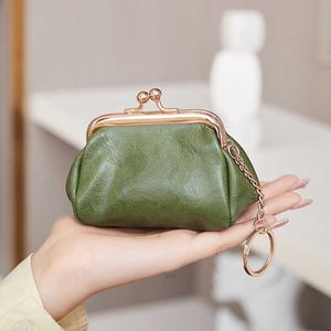 Clip Zero Wallet 2024 New Girls Small and Portable Key Bag Solid Color Versatile Coin Storage Bag