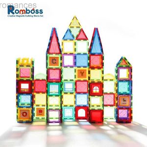 Magneti giocattoli magnetici Building magnetico Building Set di costruzioni Set per bambini Tecping Block Block Blocks Teatro Montessori Educational Toys Kids Birthday Gift 240409