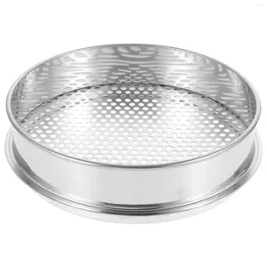 Decorative Flowers Gardening Accessories Soil Screen Sieve Fine Mesh Stainless Steel Round Hole Sifter