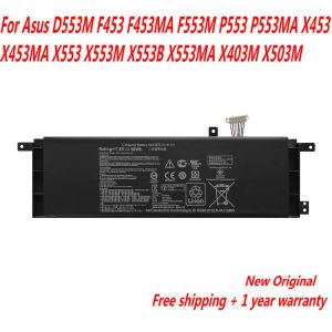 Batterier Original B21N1329 Laptop Battery för ASUS D553M F453 F453MA F553M P553 P553MA X453 X453 X553 X553M X553B X553MA X403M X503M