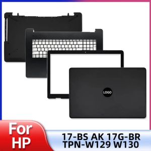 Случаи Новая задняя крышка для HP 17BS 17AK 17GBR TPNW129 TPNW130 LCD задней крышки Back Acter Bezel Palmrest Нижний корпус корпус корпус ноутбука черное