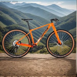 Bisiklet Twitter M6 Tam Karbon Fiber Dağ Bisiklet Hidrolik Disk Fren Off-Road Yarışı 29 inç 27.5 inç MTB 12 Hızlı Açık Bisiklet L48