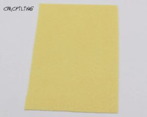 CMcyiling Yellow Series 1 mm Hard Filc Sheets Feel Rzemiosło dla filcowych sztuk rzemieślniczych, rzemieślni