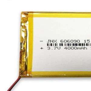 3.7V 606090 Bateria de lítio de polímero de grande capacidade 4000mAh Adequado para o banco de energia solar luminária de rua solar frete grátis de bateria grátis