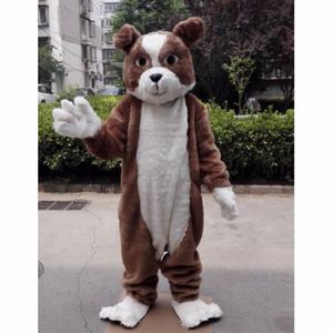 2024 Hot Sales Cute Bulldog Mascot Costume Suit halloween Party Game Dress Outfit Halloween Adult News