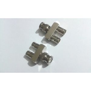 BNC male to 2 double BNC female Y grains adapterY grain adapter for BNC cable