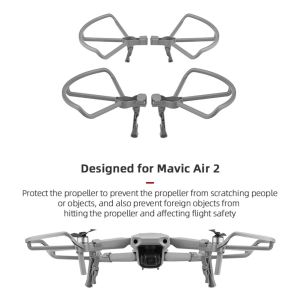 Drones 1Set Propeller Protector Guard for DJI Mavic Air 2 Blade Props Wing Fan Cover Quick Release Bumper Protective Spare Parts Kit