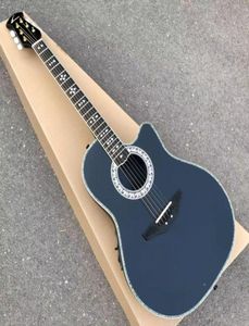 OvationGuitar 6 Strings Ovation Acoustic Electric Guitar Ebony Rands с предварительным вывозом F5T EQ Professional Folk Guitare3515132