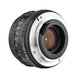 Aksesuarlar 50mm F1.7 Büyük Diyafram Kamera Lens Manuel Focus Prime Lens PK Montaj Pentax K1/ K1 Mark II Tam Çerçeve Kameralar