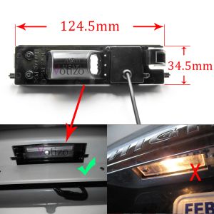 CCD HD AHD Fisheye Rear View Camera for Toyota Rav4 XA30 2007 2007 2008 2009 2010 2011 2012 Car Backup Reverse Parking Monitor