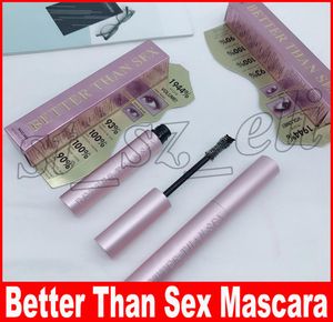 Bättre än sexmascara ögonmakeup frans volym mascara cool svart vattentäta långa fransar mascara 8ml6755665