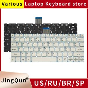 Keyboards Neue US -amerikanische russische Laptop -Tastatur für Acer Aspire ES1111/111M ES1311 ES1331 ES1131 V13 E11 V3371 V5132 E3111 P238 MS2377
