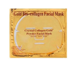 24kゴールドジェルコラーゲンフェイシャルマスク、保湿、腫れ、しわ、硬い肌のためのスキンケアプレミアムフェイシャルシートパッチ