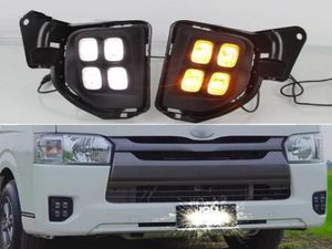 Für HIACE 2016 2017 2018 Yellow Blinc Signal Relais wasserdicht 12V Auto Lamp LED DRL LED Daytime Running Light5642933