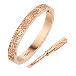 Cartão Love Bracelet para parafuso 18K CRATO CNC GARD EDITION EDIÇÃO NO DIAMO