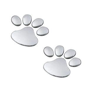 1 Sheet Car Stickers Creative Decals Paw 3D Animal Dog Cat Foot Prints Decal Car Motocycle Sticker Car Accessories