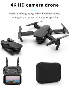 Drones 4K HD Dual Camera Drone Aerial Camera Threesided Intelligent Obstacle Avoidance Folding Quadcopter Student RC Aircraft