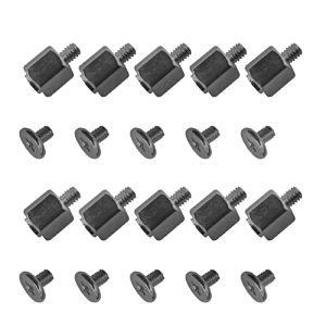 Lock 10 Set Hand Mounting Kits Stand Off Screw Hex Nut for ASUS M.2 SSD Motherboard