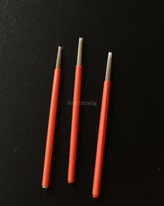 100 PCS Red 5 Round needles for manual pen Semi permanent makeup manual fog eyebrow needle 5RL microblading eyebrow pen needles8393157