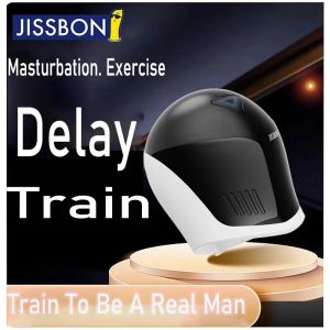 JISSBON MECHA MINI Automatisk manlig Masturbator 10 vibrerande penisträning glans tränare strokers stimulator mjuk fitta sex leksaker