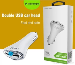 USB -Ausgangsauto -Ladegerät 21A Auto Ladegerät Dual USB -Anschluss für iPhone Samsung Xiaomi Huawei 6567857