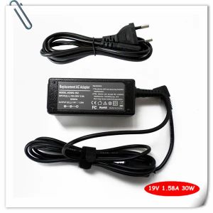 Adaptador 30W CARREGADOR DE BATERIA ADAPTADOR CA PARA HP MINI 1101046NR 1101119NR 1103518CL 1103753CA 19V 1.58A Cordão de fonte de alimentação de laptop