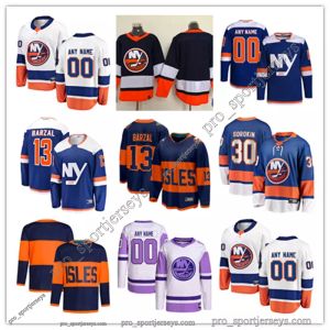 New Custom York Islanders Hockey Jerseys 18 Pierre Engvall 20 Hudson Fasching 10 Simon Holmstrom 24 Scott Mayfield 2 Mike Reilly 28 Romanov 26 Oliver Wahlstrom