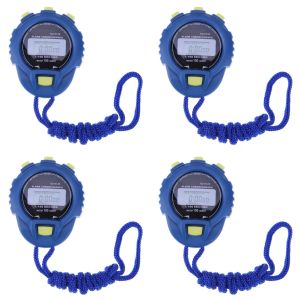 1-10pc Waterproof Waterproof Digital Handheld Timer Chronographs Chronographs Sport Late