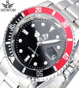 SEWOR Top Brand Luxury Date Sport Automatic Mechanical Watch Men Wristwatches Clock Army Military Watches Relogio Masculino D181001362168